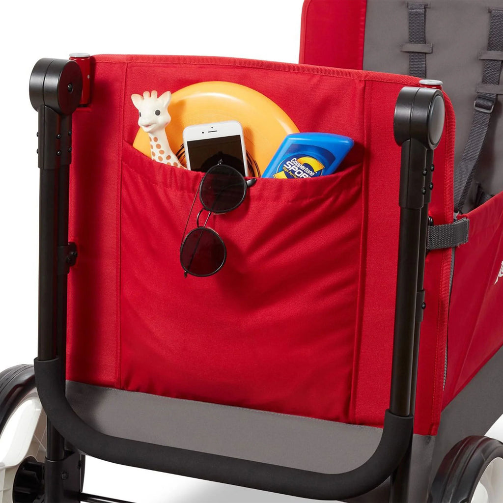 Red/Black Convertible Stroll N Wagon with Pull & Push Handle A971438