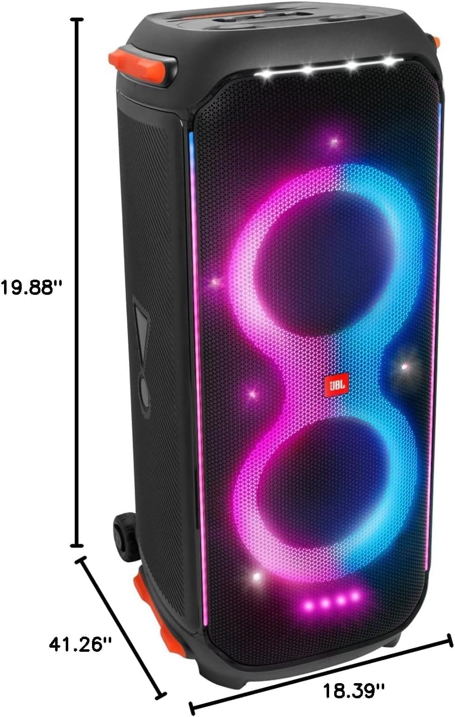 800W Wireless Bluetooth Splashproof Party Speaker with Lights Y847