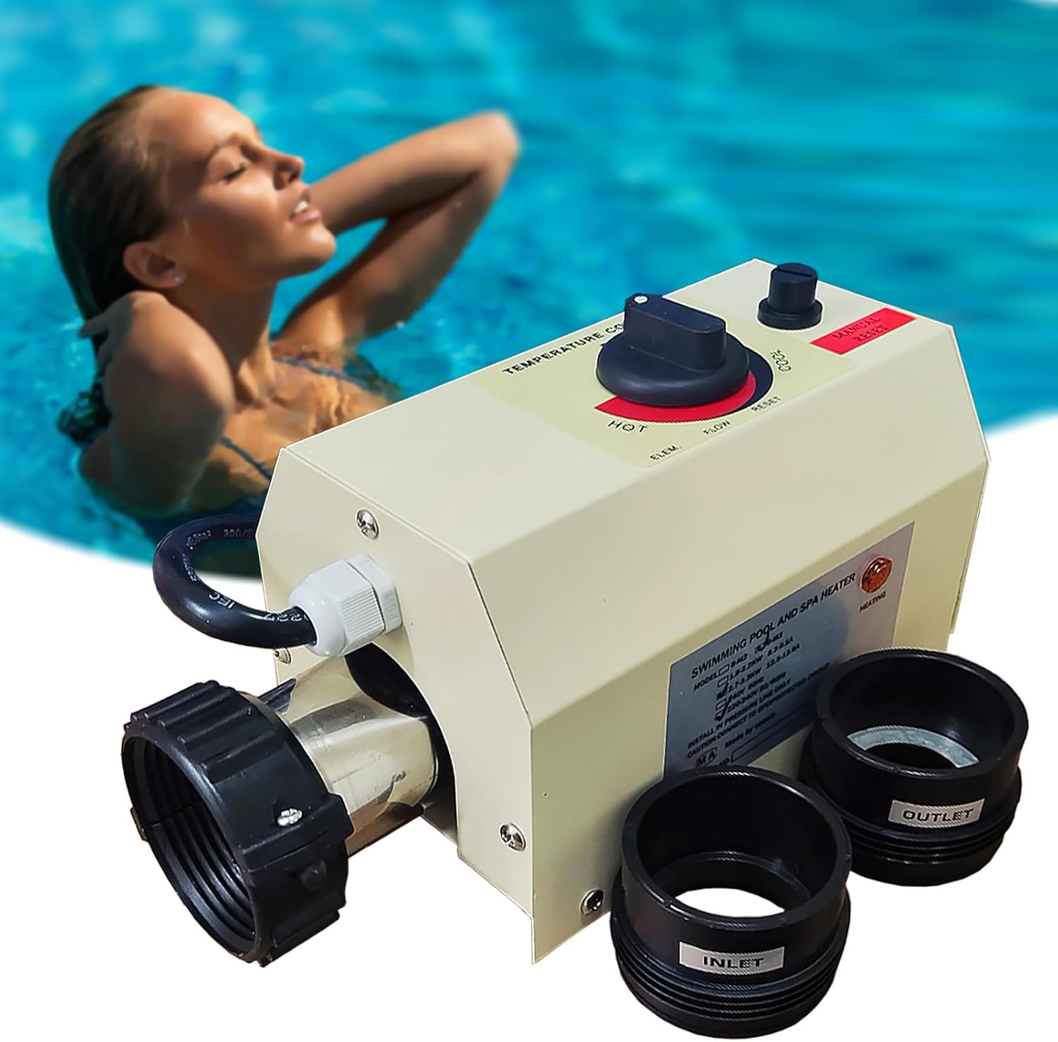 3KW 220V Electric Swimming Pool Heater W49887