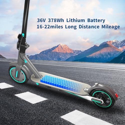 Electric Scooter with 8.5" Honeycomb Tire, Foldable Aluminum Alloy E-Scooter D291229
