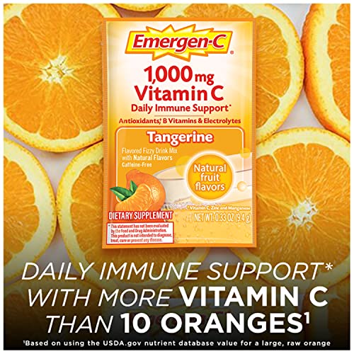 1000mg Vitamin C Powder with Antioxidants, B Vitamins and Electrolytes, Strawberry Kiwi Flavor - 30 Count S1193