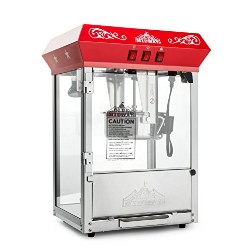 Black 8-Ounce Popcorn Machine L851
