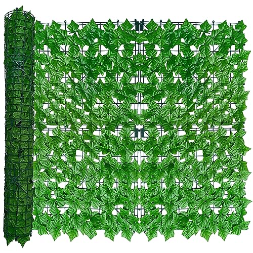 40X120 in UV-Anti Faux Ivy Leaf Fence Panels S50239