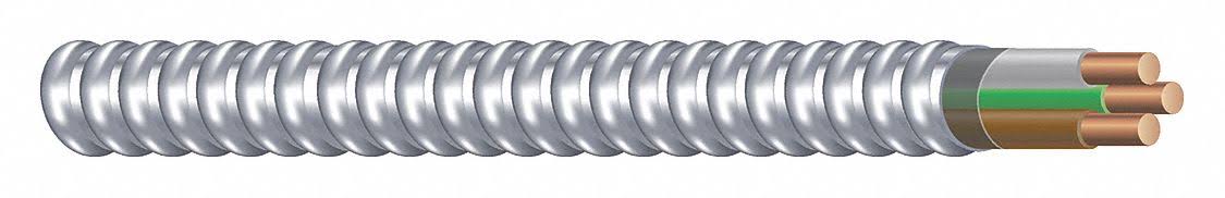 12 AWG 2 Conductor with Ground Metal Clad Armored Cable 250 ft V708572