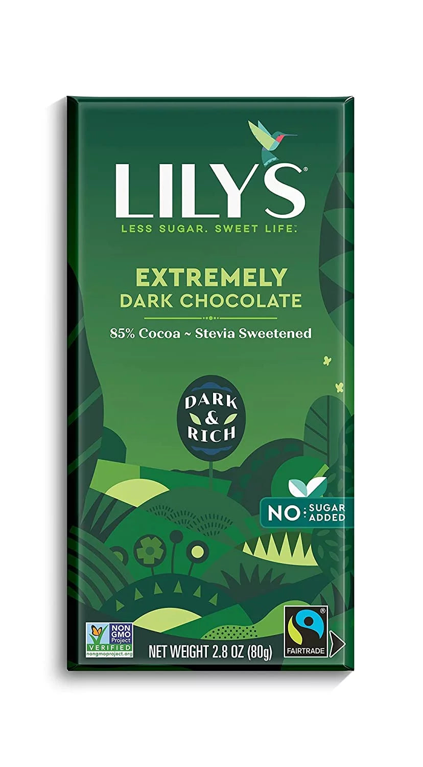 85% Dark Chocolate Bar 2.8 oz Pack of 4 P2276