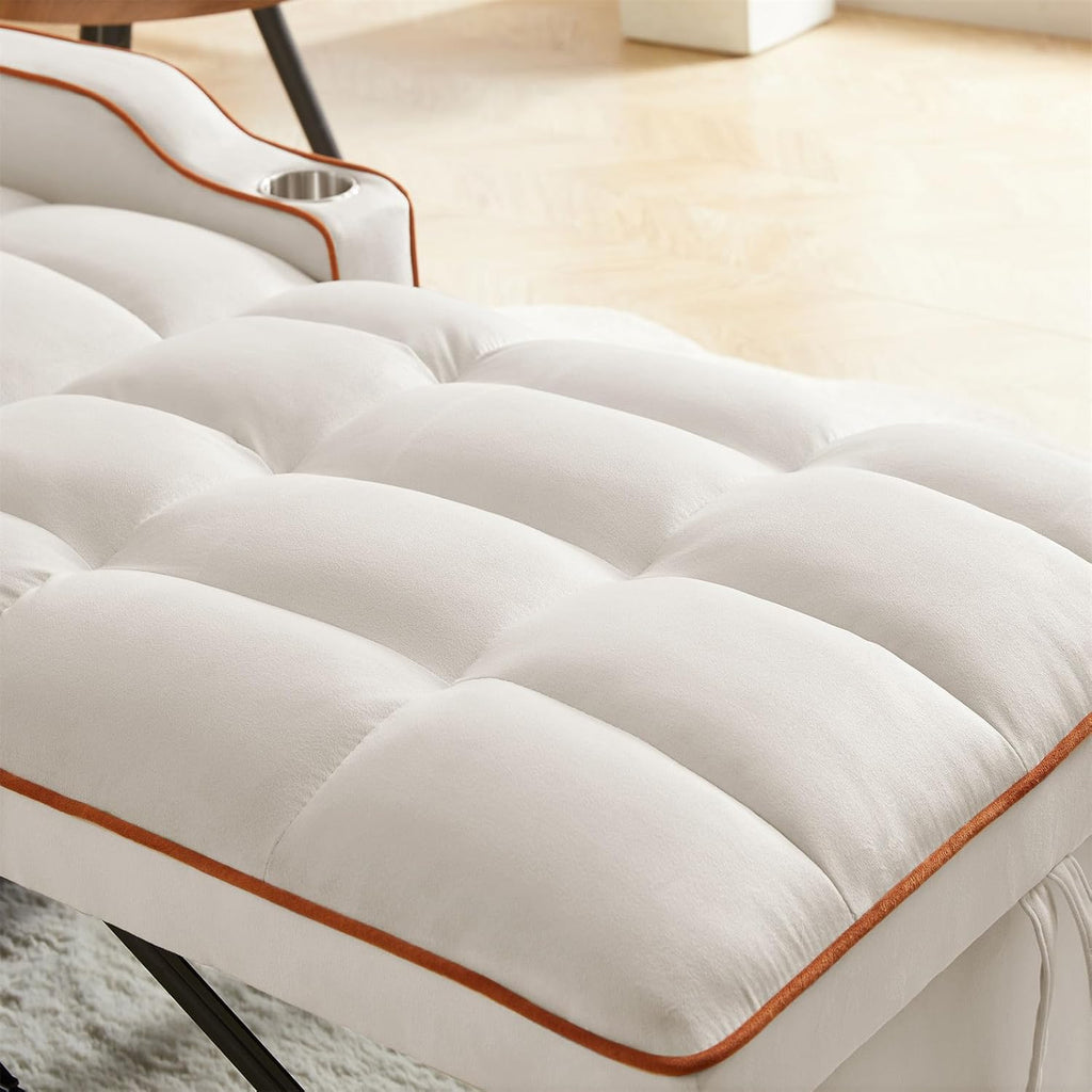 3-in-1 Convertible Pull Out Sleeper Chair Bed with Multi-Pockets B888