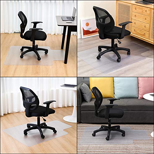 45" X 53" Transparent Polycarbonate Chair Mat C17559