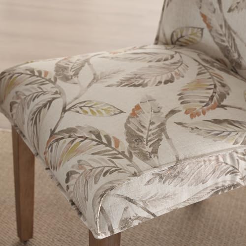 White Upholstered Dining Chairs Set of 2 with Cane Backs M640