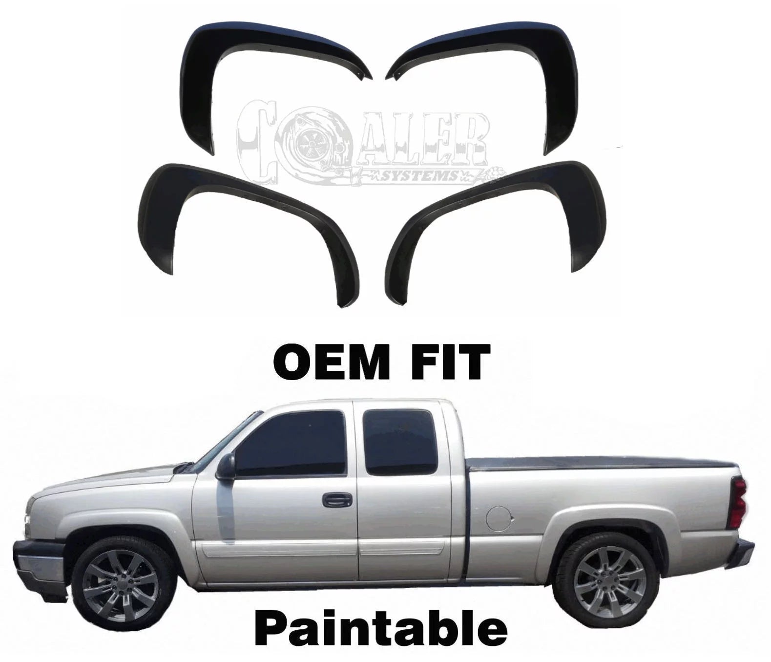 Black Matte Fender Flares F853741