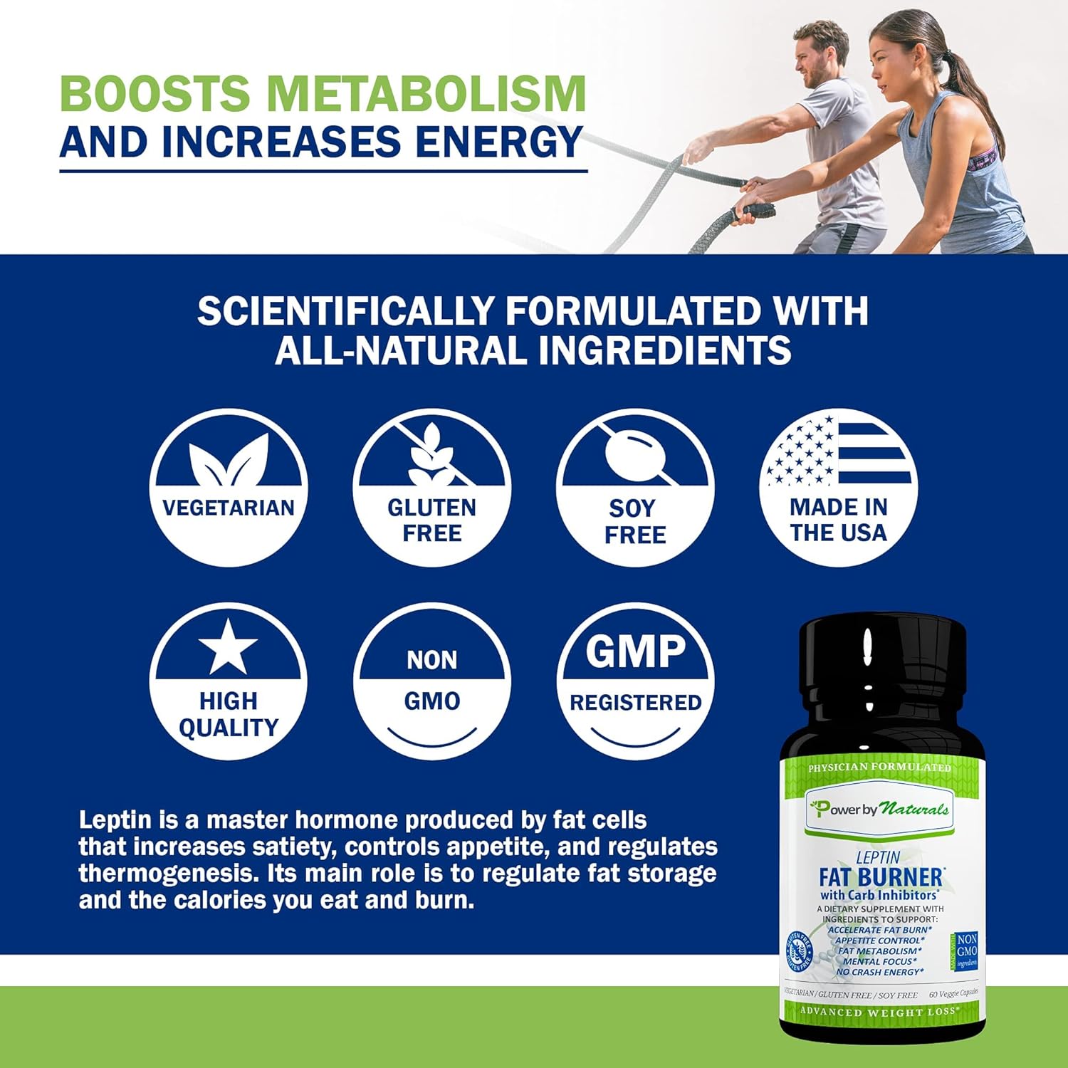 60 Gluten-Free Capsules Fat Burner Q40418