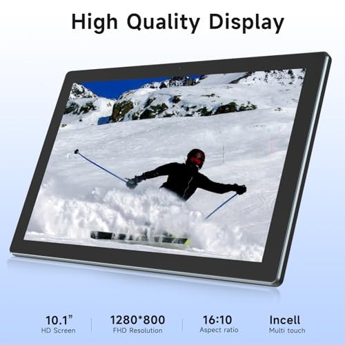 10 Inch 2 in 1 Tablet with Keyboard, 8 GB+128 GB+1 TB, Black R2890