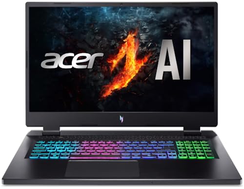 17.3" FHD IPS 165Hz Gaming Laptop, AMD Ryzen 7 8845HS, GeForce RTX 4060, 32GB DDR5 RAM, 1TB PCIe SSD, Black F1068