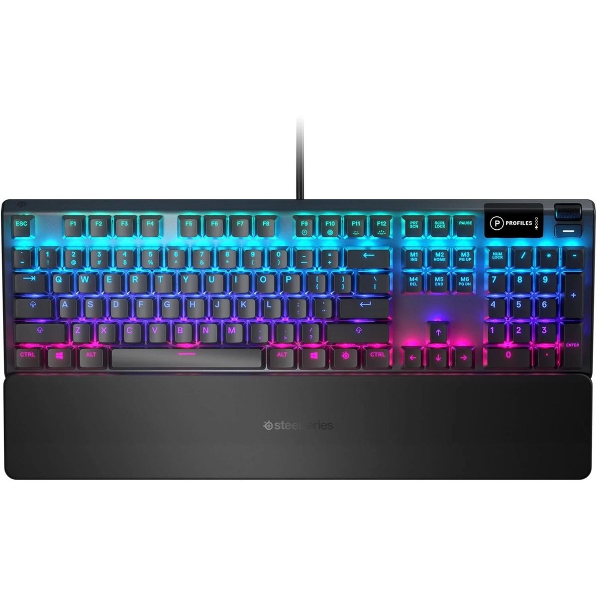 Black Wired Gaming Mechanical Keyboard with RGB Back Lighting Z7086