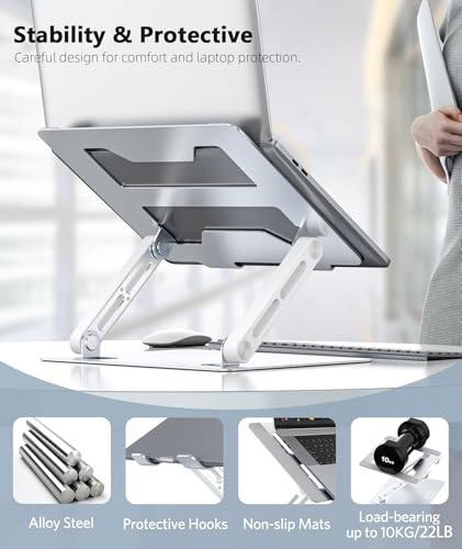 Adjustable Laptop Stand with Non-Slip Mat T190468