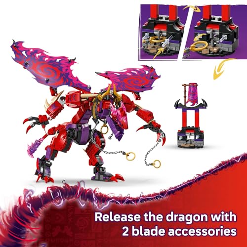 Thunderfang Dragon of Chaos Building Toy with 6 Minifigures and Poseable Dragon Figure B12017