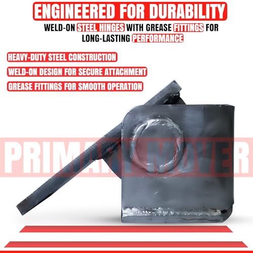 2Pcs Greasable Weld-On Solid Steel Dump Trailer Hinges H616