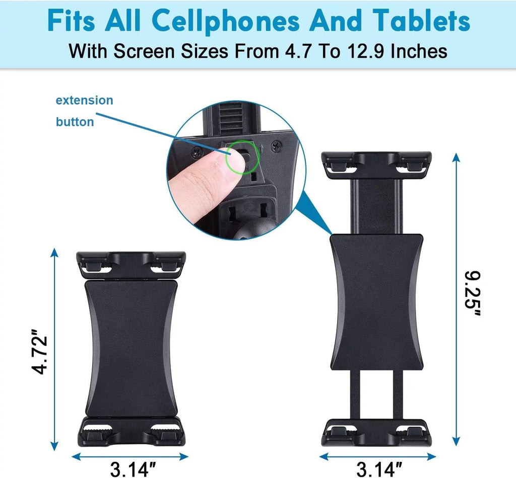 Tablet Holder Mount for Bike Treadmill Exercise Bicycle Y33435